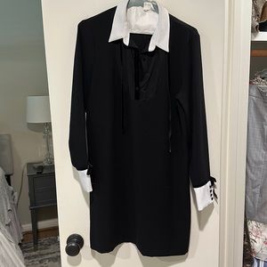 Black and white Zara dress